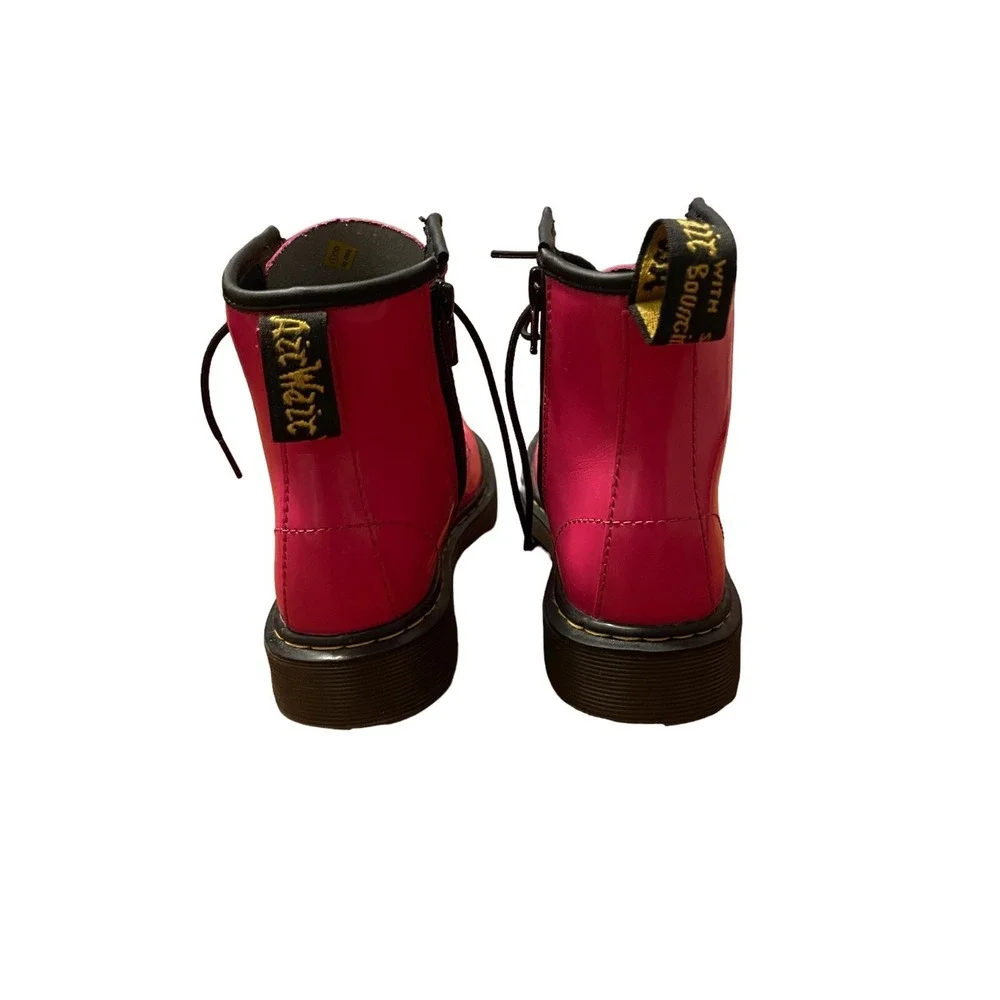 Doc Martens 1460 Toddler's Hot Pink Patent Leather Boots Size US‎ 1